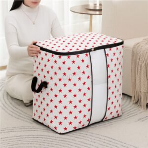 ( 1 Pcs New Printed Quilt Storage Bag )