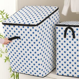 ( 2 Pcs New Printed Quilt Storage Bag )